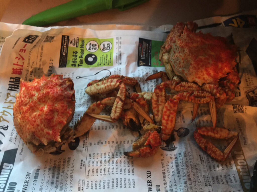 塩茹でクリガニ