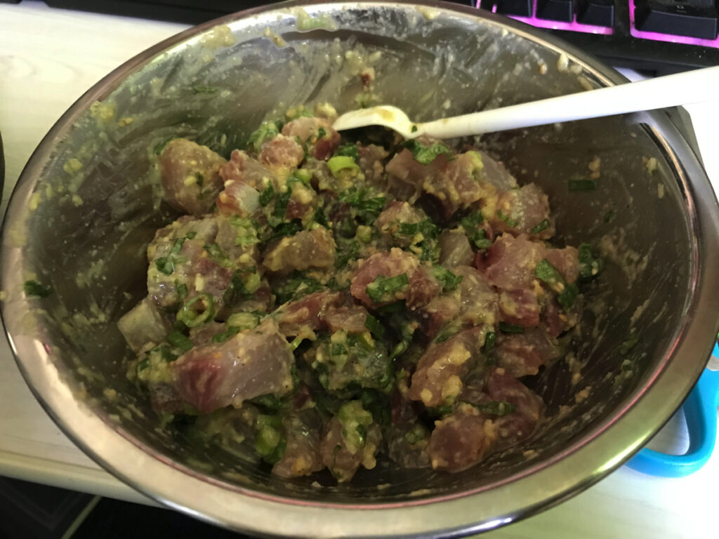 ブリのなめろう