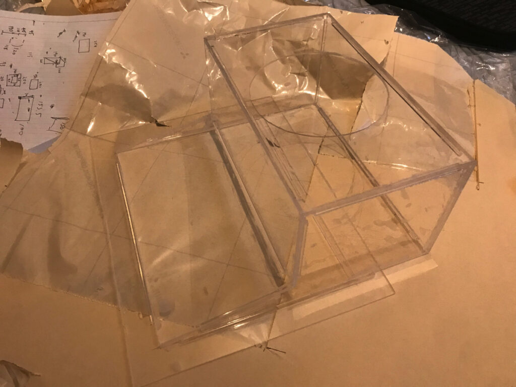 換気口側組み立て