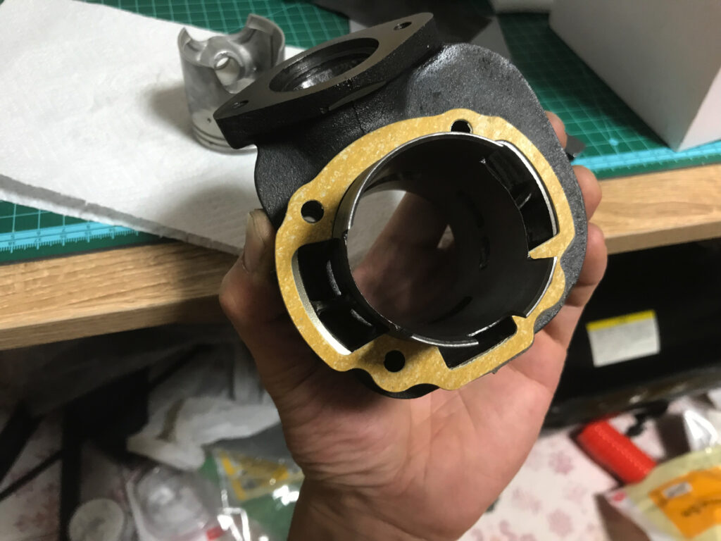 掃気ポート加工