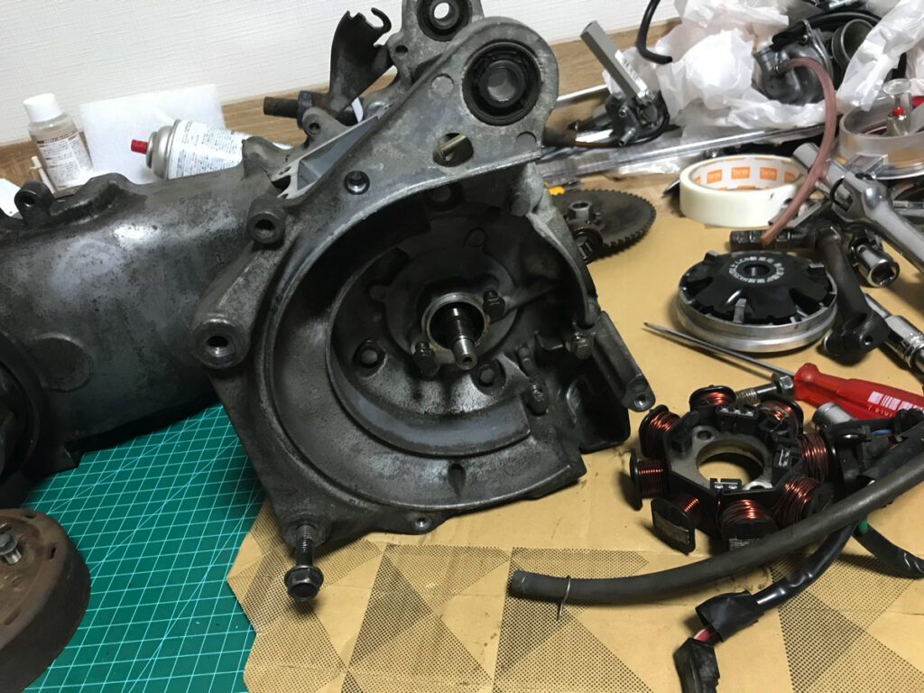 クランクケース分割